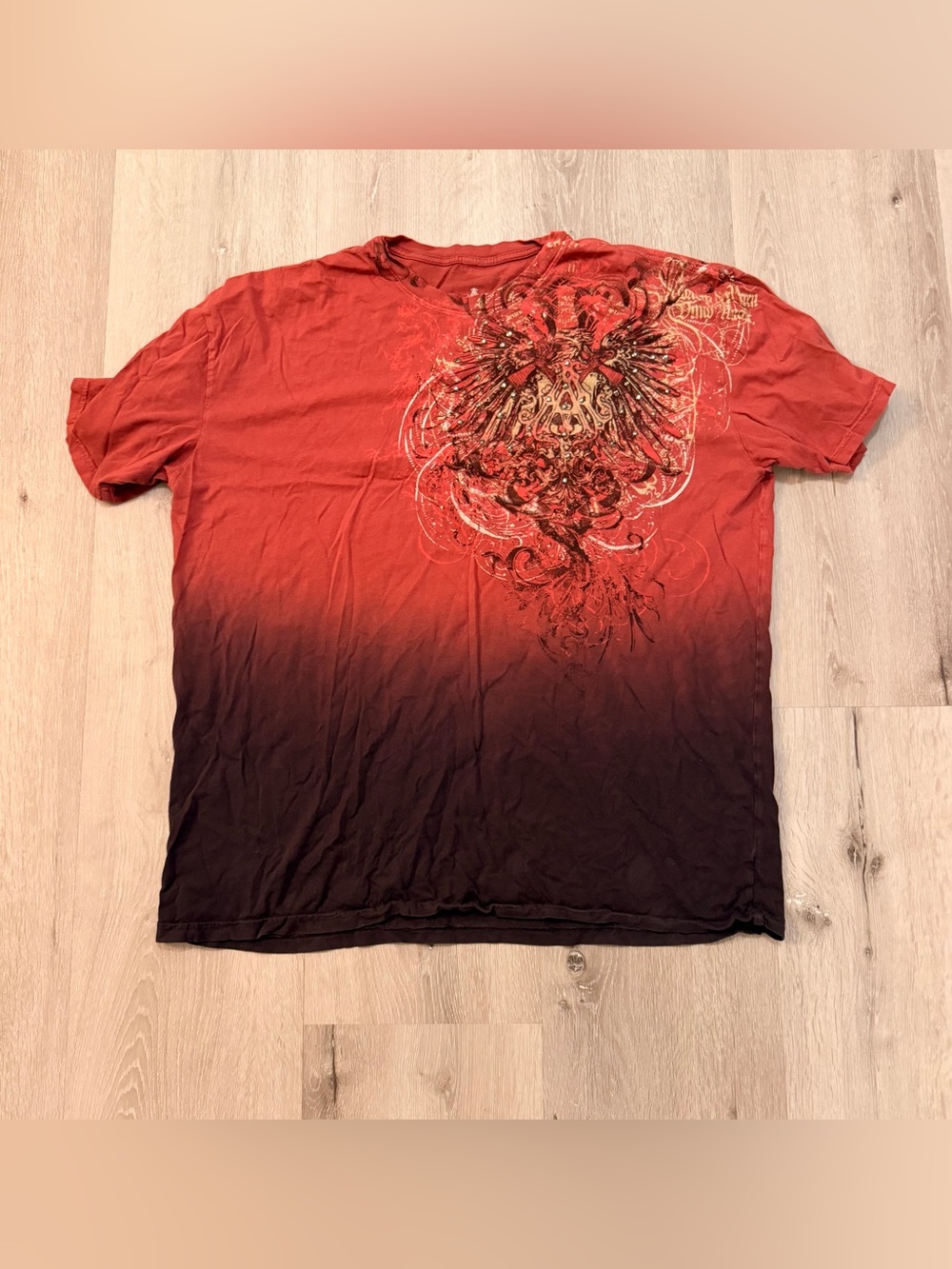 RARE VINTAGE Y2K ARCHAIC BY AFFLICTION GRAPHIC TEE – SIZE XXL 🔥